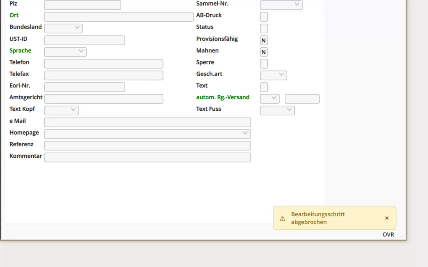 Toast notifications in the VDC client
